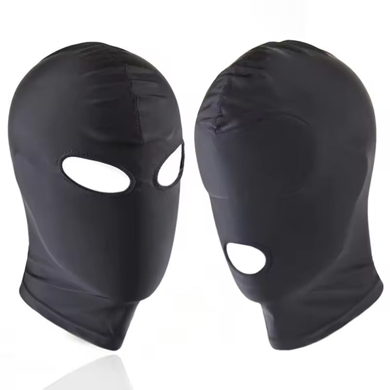BDSM Mask Harness Hood for Sex Kink, Fetish & Lingerie Roleplay Fun