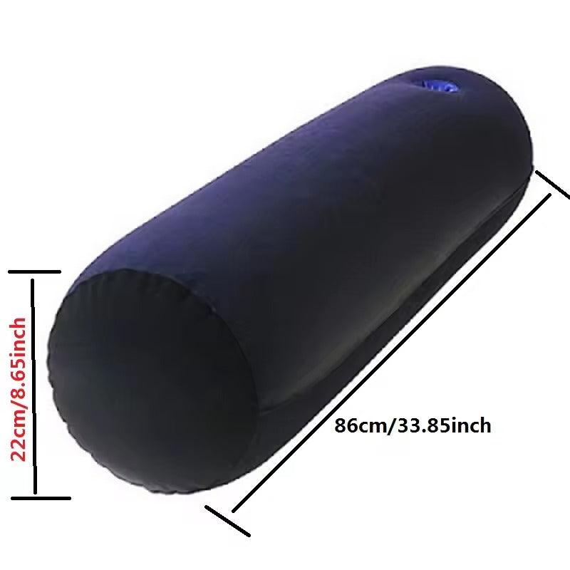 Vibrator Holder Sex Pillow || Inflatable Cylinder Cushion Wedge Dildo Hole || Love Position Aid for Couples || Comfortable Bedroom Furniture
