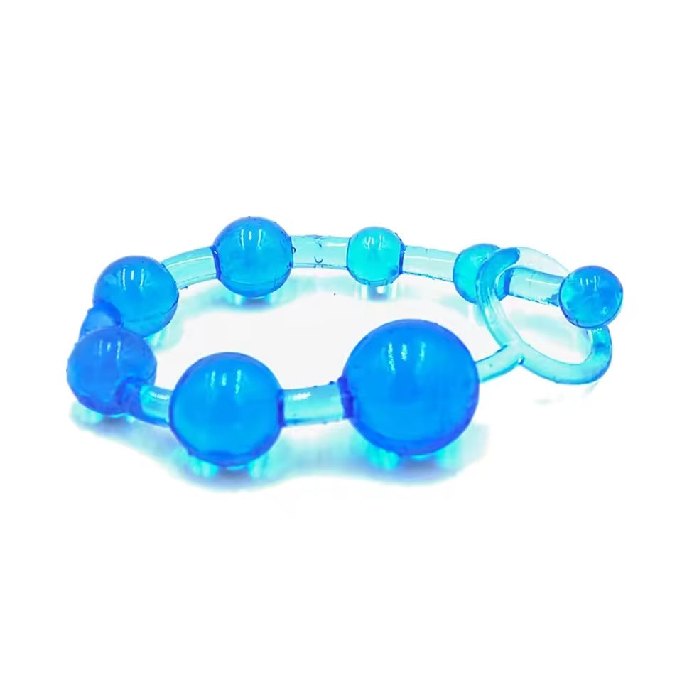 Jelly Anal Beads Prostate Orgasm Vagina Plug Play Pull Ring Ball Stimulator Butt Plug Sex Product for Men and Women