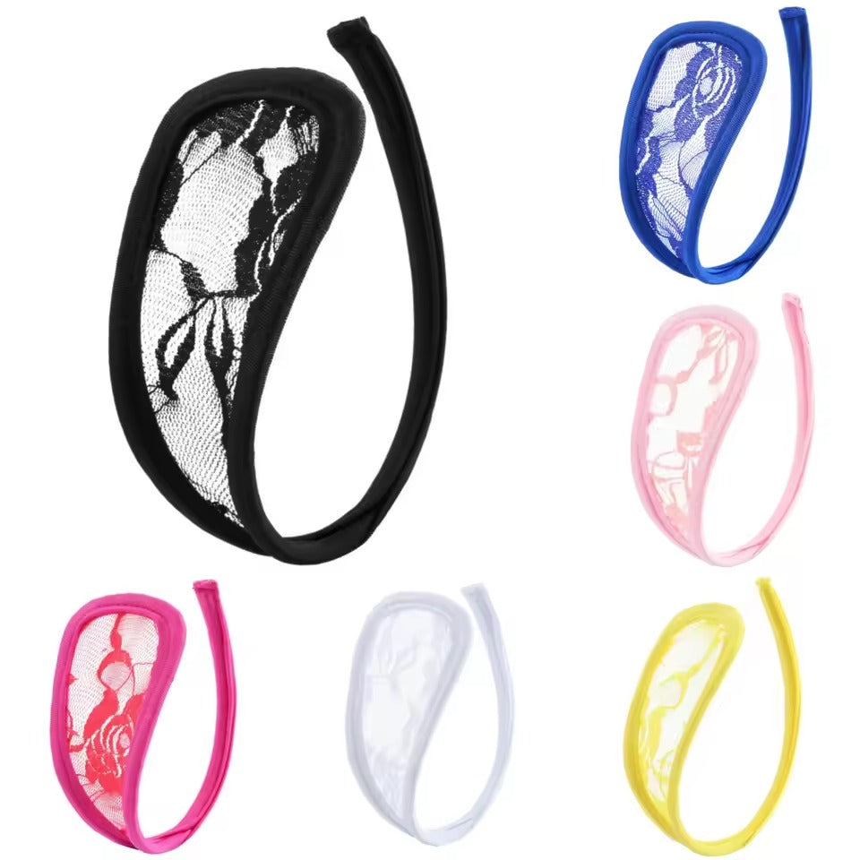 Lace C-String Thong for BDSM, Sex Kink & Plus Size Lingerie Lovers