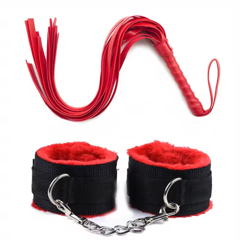 PU leather handcuff paddle set for BDSM, sex kink, crossdressing, plus size lingerie, dominatrix sex, couples vibraters & submission play. Adjustable fun!