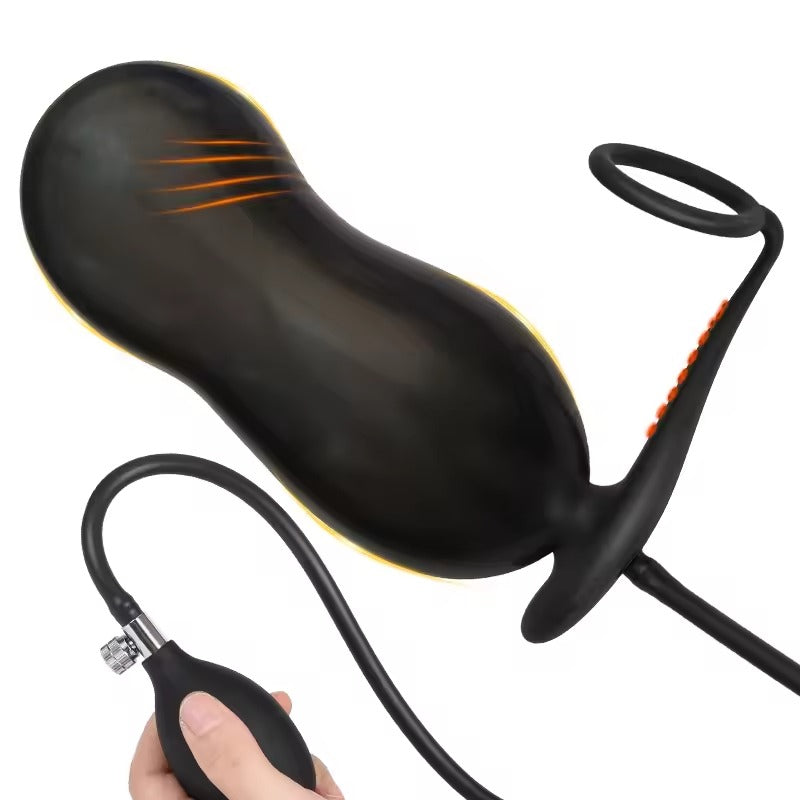 Volume Butt Plug, Air Pump for Butt Stretching, Sex Toy, Silicone Anal Butt Plug, Vagina and Mouse Enlargement Product