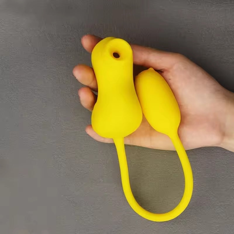 UK 2 in 1 Clit & Vagina Plug || Sucking n Licking Simulator || Adult Toy for Women n Men | Couples Solo Lesbian Bedroom Restraint BDSM Games