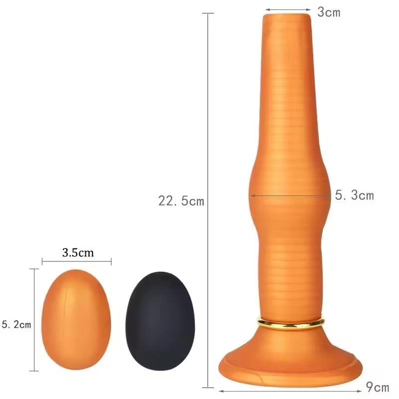 Air Push Ovipositor Dildo Butt Plug || Vagina Anal Ball Stimulation || Adult Erotic Anal Eggs || Sex Toys for Women & Gay | Fantasy Bedroom