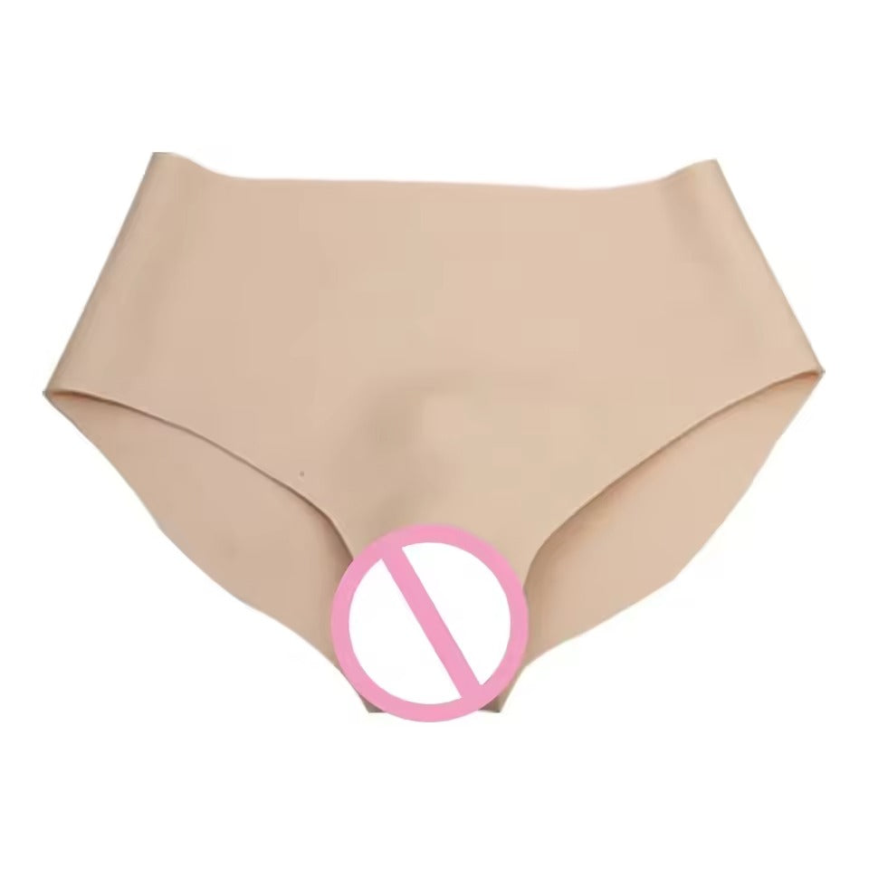 Silicone Fake Vagina Underwear for Crossdressing || Penis Concealment Drag Queen Sissy Pants|| Ivory, Light Beige, Tan || Discreet Shipping