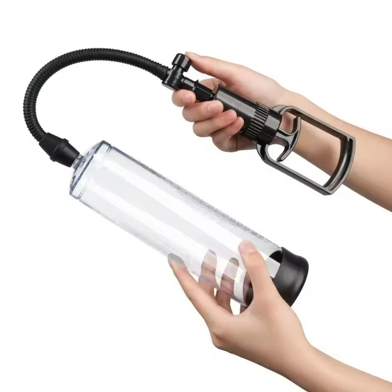Trigger Penis Pump Enlarger with Power Gauge || Suction Vacuum Extender for Erection Enhancement || UK Discreet Pleasure | Powerful Gay LGBT