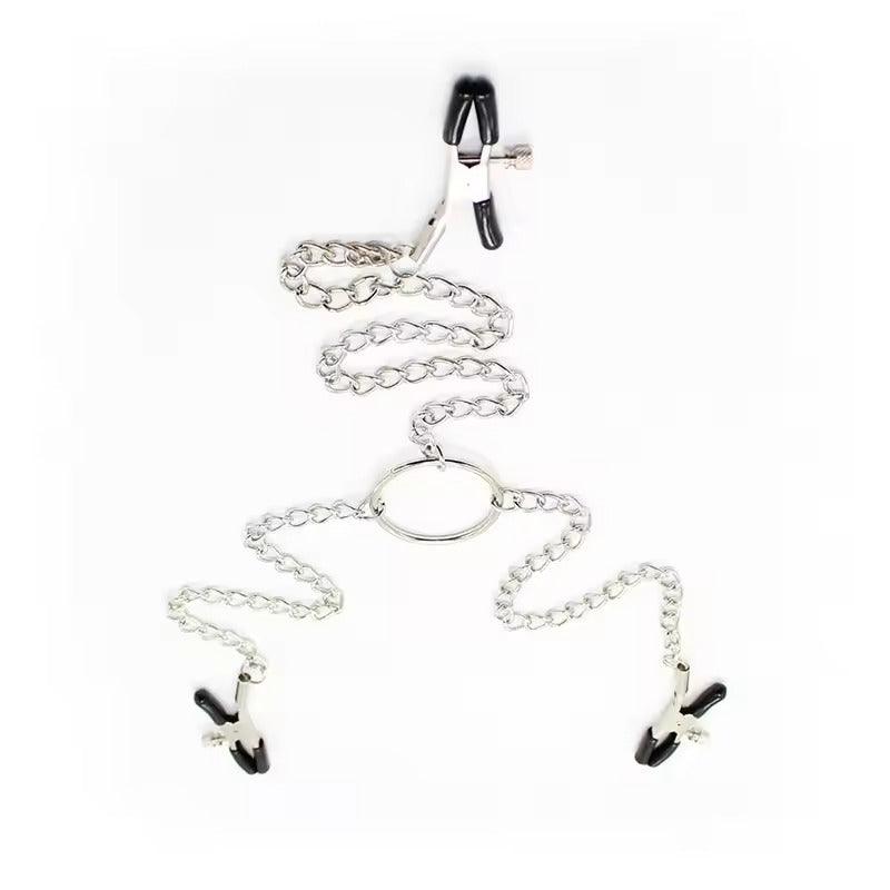 BDSM Labia Spreader & Clip || Nipple and Clitoris Stimulator || Vagina Opener for SM Bondage || Adult Sex Toys for Women | Bedroom Restraint