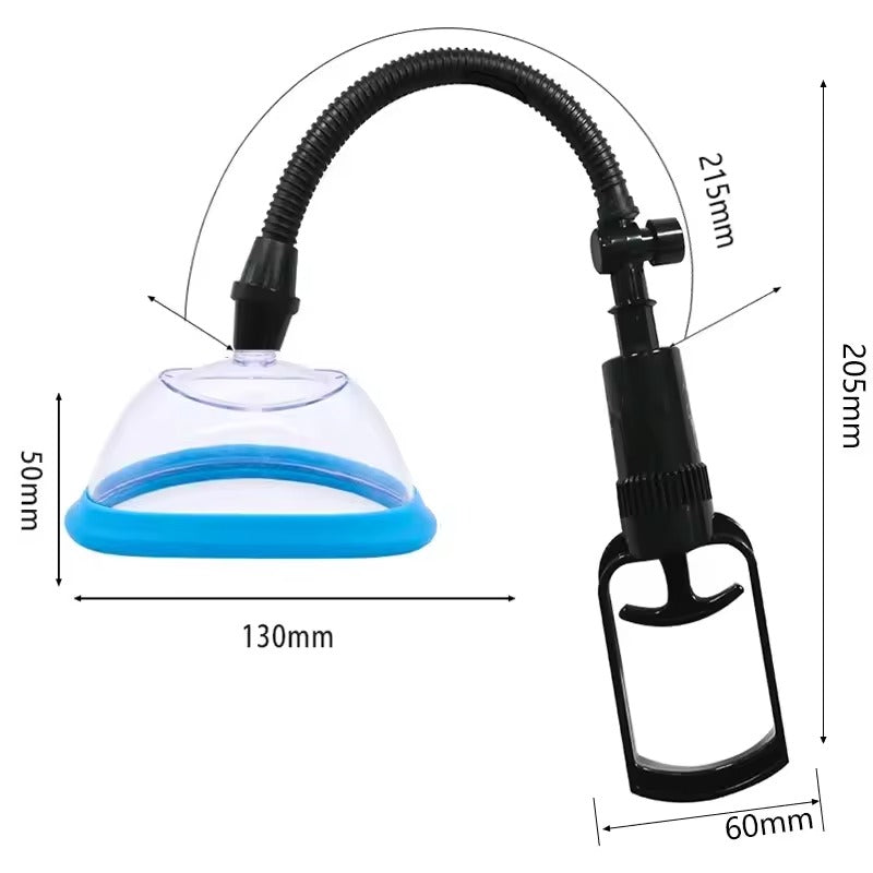 Vacuum Pussy Pump Clit Suction || Women's Enhancement with 2 Cups || Labia Tit Breast Boob Clitoris || Solo & Couple || Discreet Packaging
