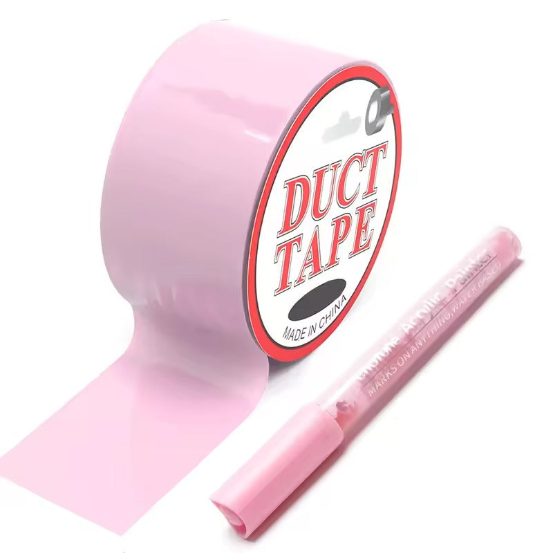 BDSM Bondage Tape || PVC Self-Adhesive Restraint Electrostatic Belt || Provocative Slave Harness || Adult Couples Play Kit with Body Pen Set