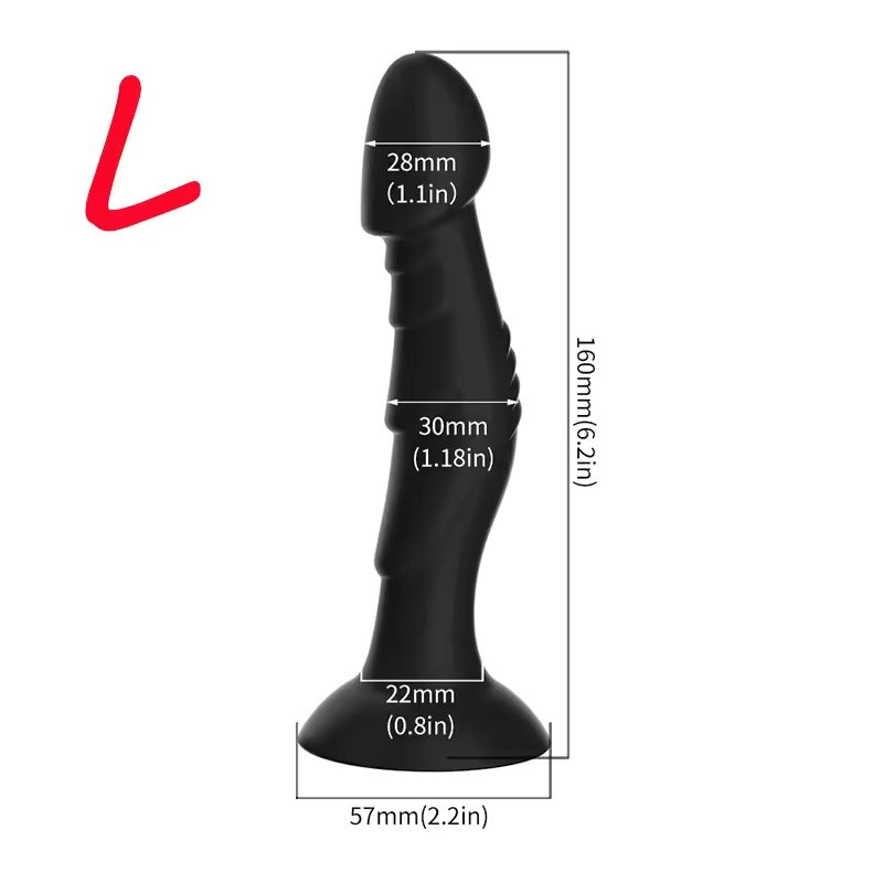 Sexy Toys Sizes S/M/L Anal Plug Without Vibrator Women/Men Soft Silicone Erotic Anal Plug For All Day Wear Adult Toy