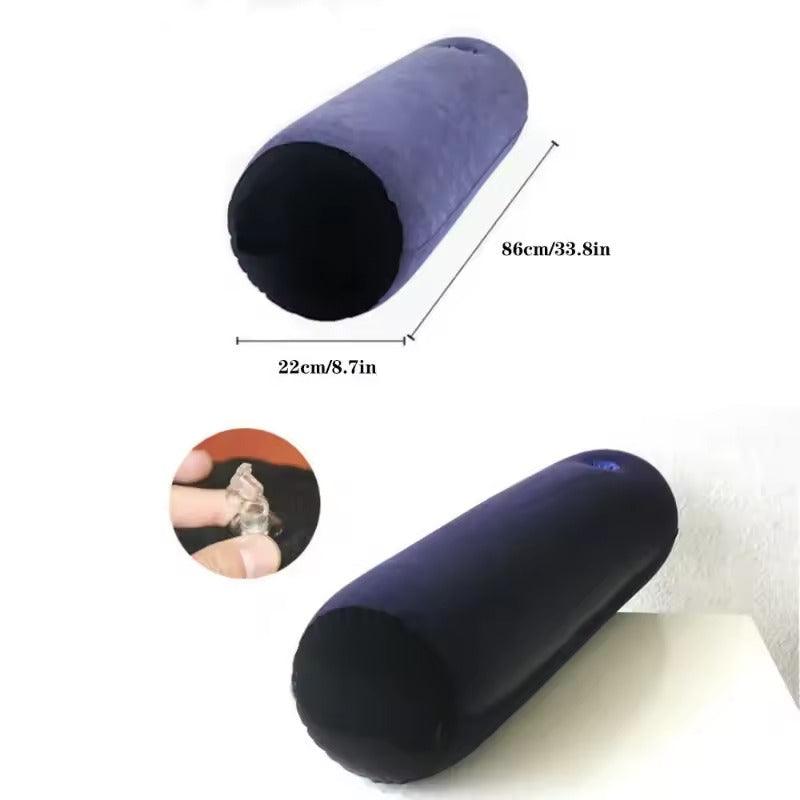 Inflatable Sex Pillow with Hole || Cushion Insert Plug || Couples Aid Furniture for BDSM || Toughage Bed Bedroom Pillow || PVC & Cashmere