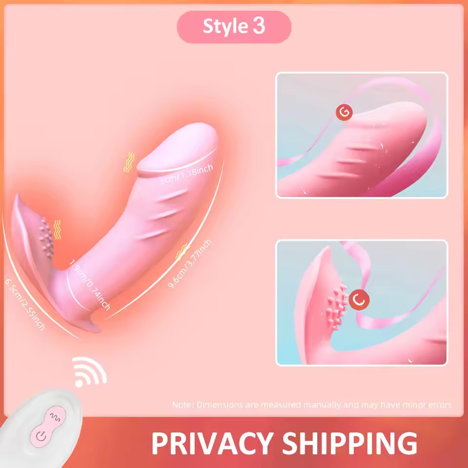 Dildo Vibrator Panties for Women || Clitoris Stimulator || Female and Vagina Massager || BDSM Couples Solo Erotic Toy for Hidden Public Play