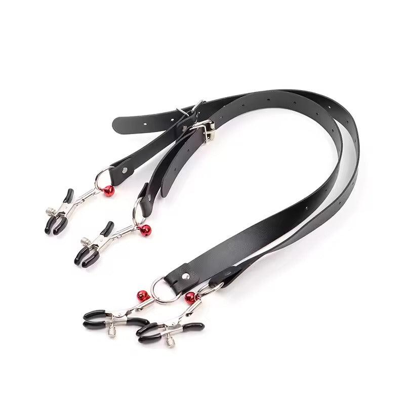 BDSM Labia Spreader & Clip || Nipple and Clitoris Stimulator || Vagina Opener for SM Bondage || Adult Sex Toys for Women | Bedroom Restraint