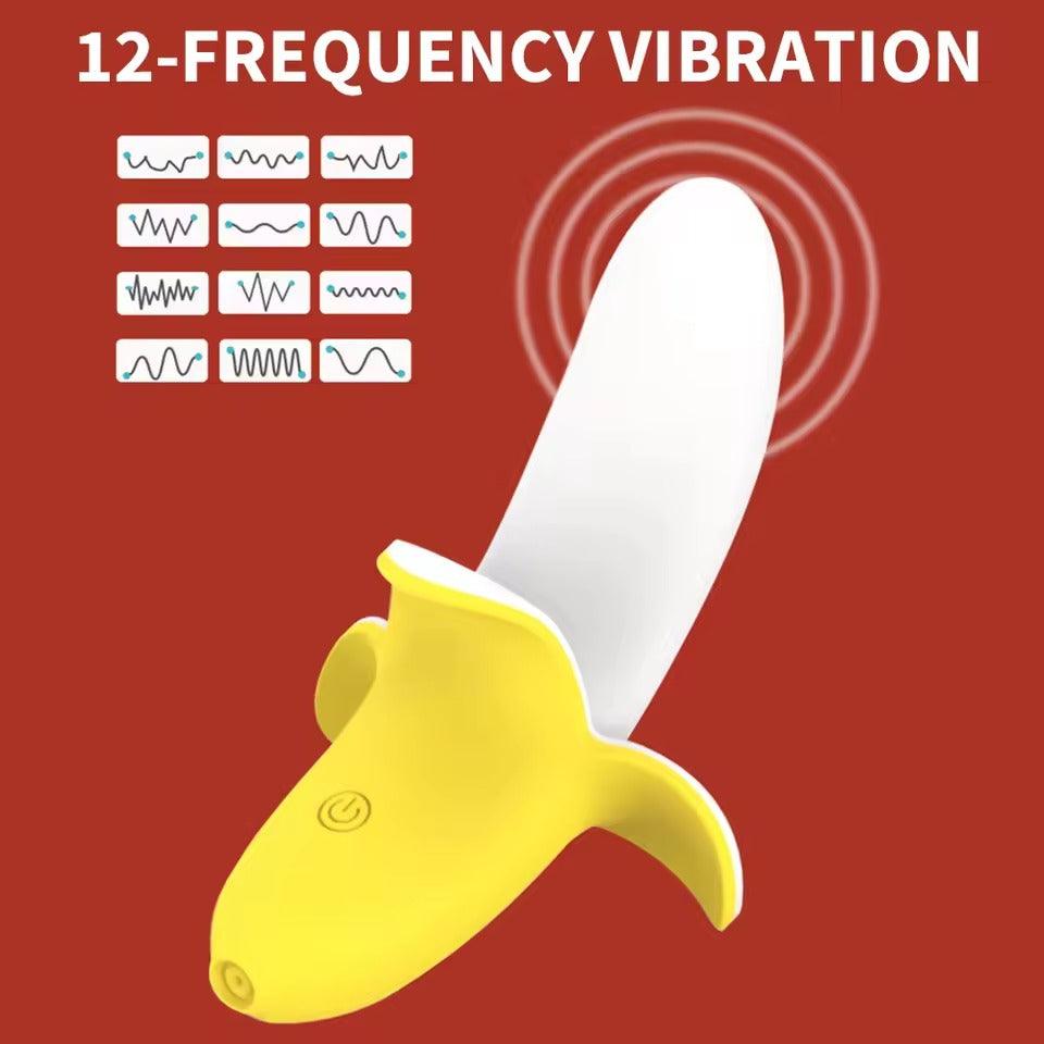 Silicone Banana Vibrator || Orgasm Stimulator and Masturbator || Adult Sex Toys for Women Gay || Vagina & Anus Play || Fantasy Weird Kinky