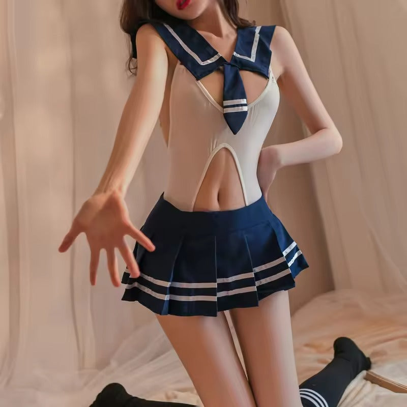 Kawaii Cat Costume for Women, Japanese Cosplay Lingerie Costume, Sexy Bold Cat Costume, Bold Leopard Costume, Fur Front, Bikini Underpants, Role Play Set
