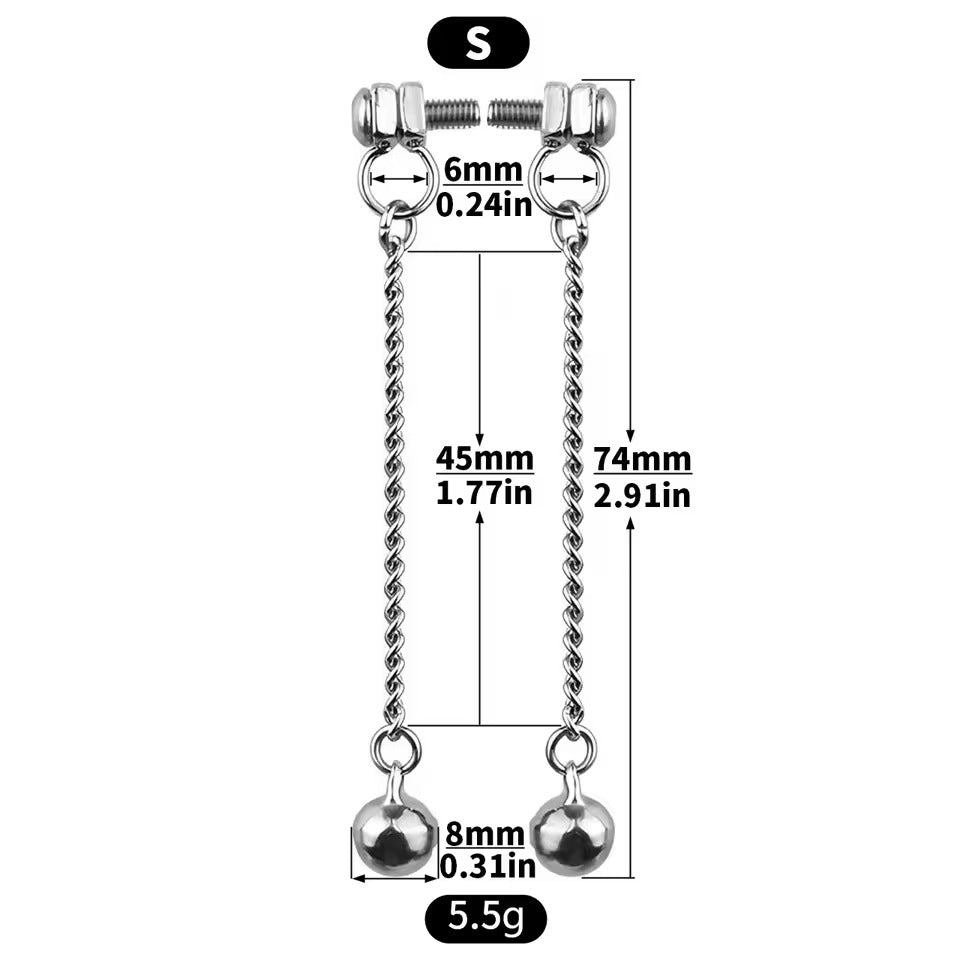 QKKQ Stainless Steel Teeth Nipple Clamps Breast Restraints Nipples Stimulation Female Masturbation Sex Toys BDSM Erotic Game 18+