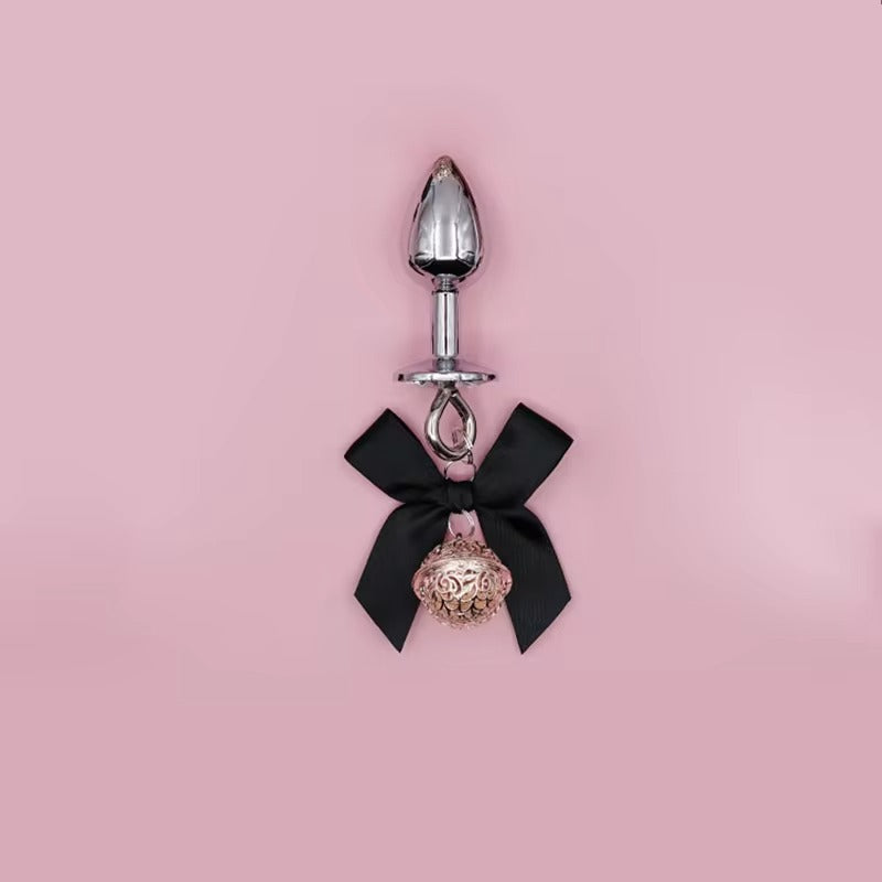 Festive Anal Plug with Bell Ring || Sex Nipple Breast Clamps || Woman Necklace & Vaginal Clamp || Sexy Nipple Clip + Breast Bell | Christmas