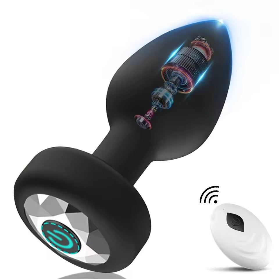 Anal plug adult sex toy with wireless remote control 10 frequency vibration small butt plug for prostate massage vibration 18+