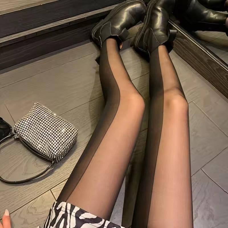 Crotchless Fishnet Tights and Panties (all-in-one)