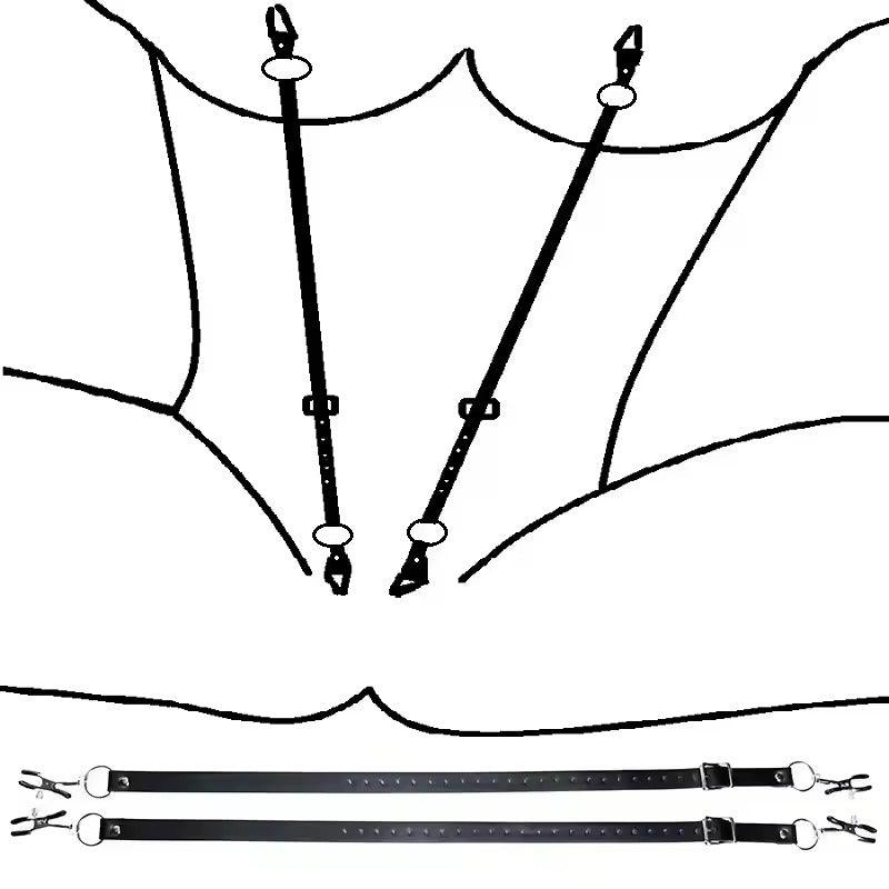 BDSM Labia Spreader & Clip || Nipple and Clitoris Stimulator || Vagina Opener for SM Bondage || Adult Sex Toys for Women | Bedroom Restraint
