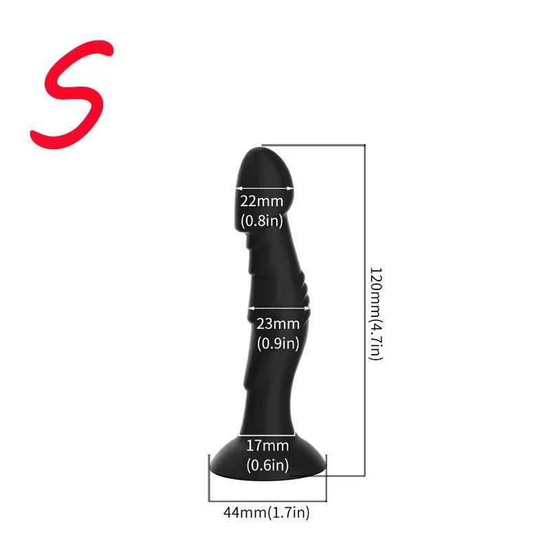 Sexy Toys Sizes S/M/L Anal Plug Without Vibrator Women/Men Soft Silicone Erotic Anal Plug For All Day Wear Adult Toy