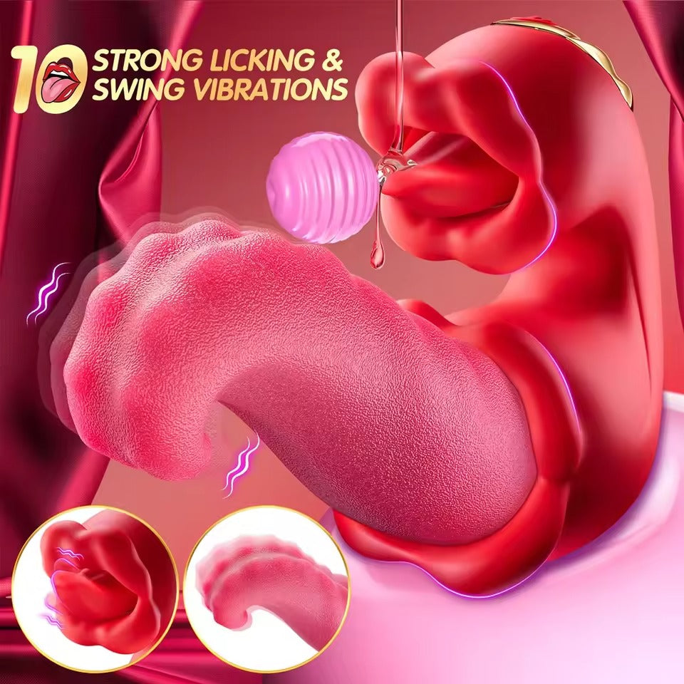 BESTCO 18+ Female Breast Lip and Clitoris Vibrator 3 in 1 Adult Sex Tool Erotic Sex Toy for Women Shop