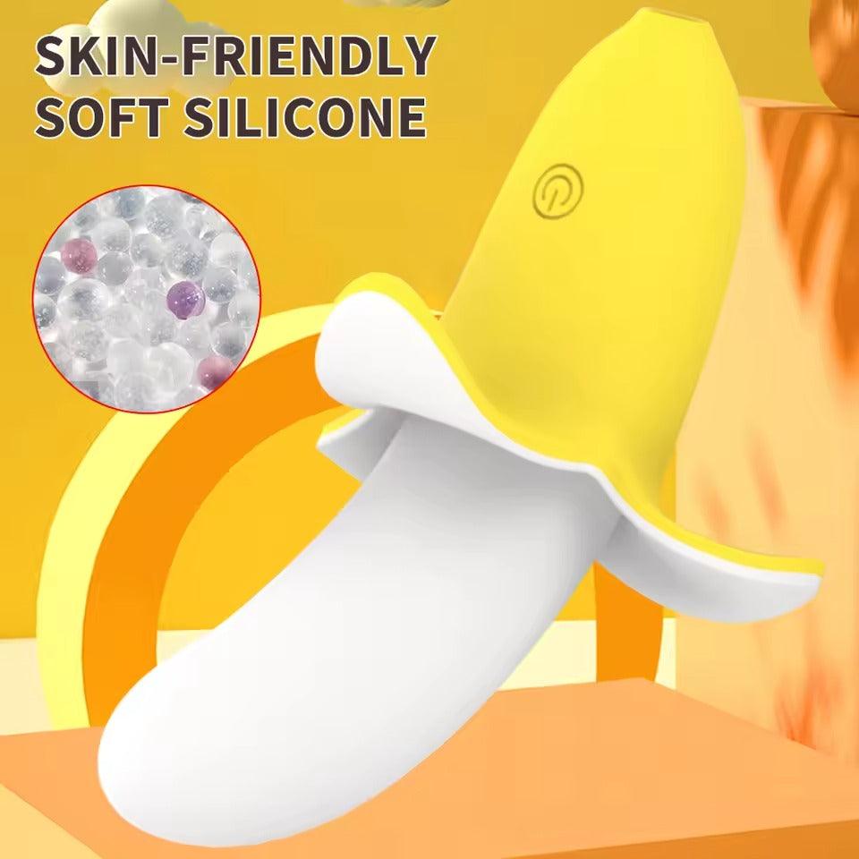 Silicone Banana Vibrator || Orgasm Stimulator and Masturbator || Adult Sex Toys for Women Gay || Vagina & Anus Play || Fantasy Weird Kinky