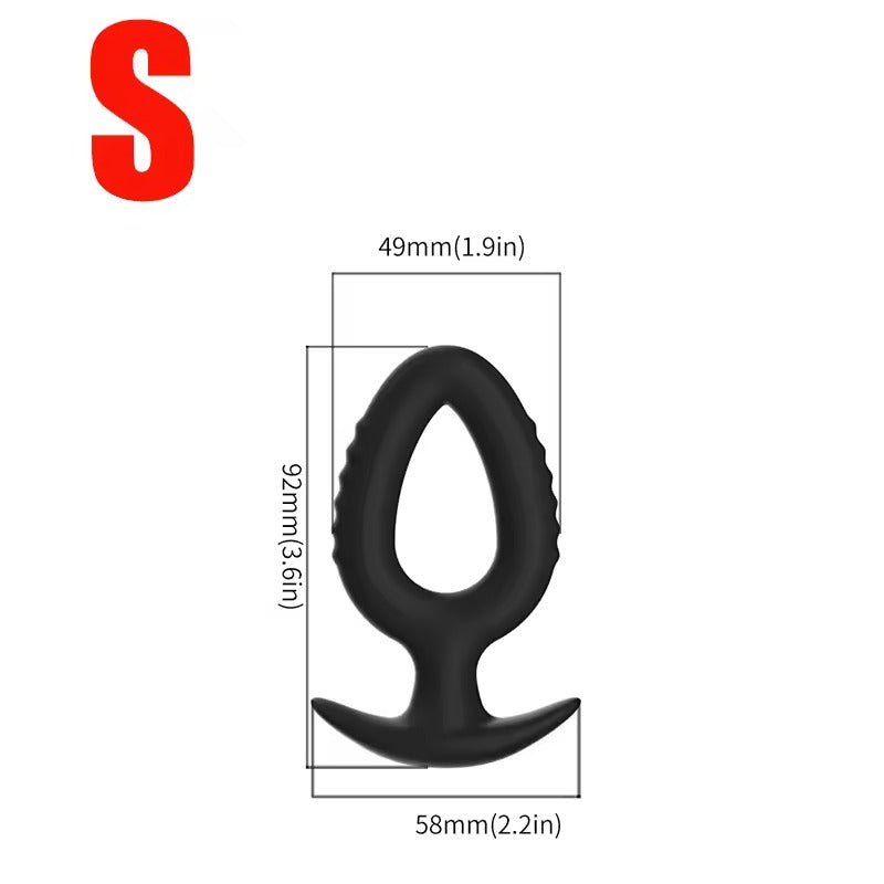 Sexy Toys Sizes S/M/L Anal Plug Without Vibrator Women/Men Soft Silicone Erotic Anal Plug For All Day Wear Adult Toy