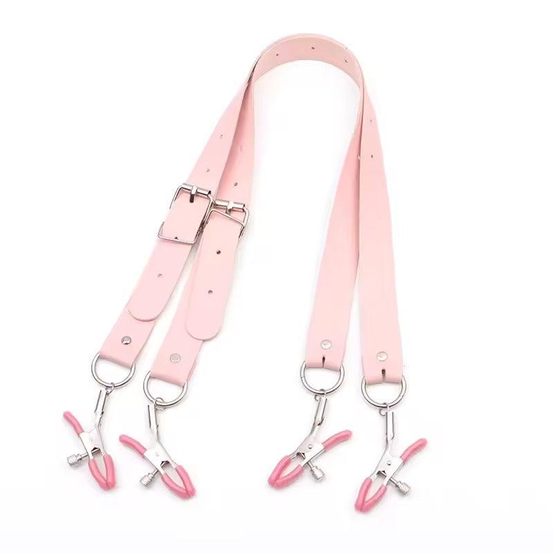 BDSM Labia Spreader & Clip || Nipple and Clitoris Stimulator || Vagina Opener for SM Bondage || Adult Sex Toys for Women | Bedroom Restraint