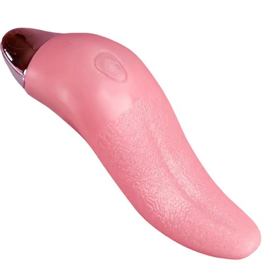 Realistic Tongue Licking Vibrator || Clit & Breast Stimulation || Handmade Multi-Mode Sex Toy for Women || Soft Silicone Masturbation Toy