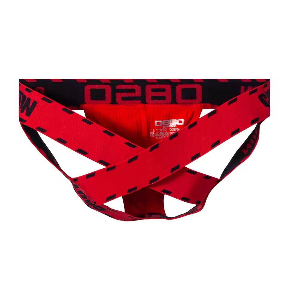 Jockstrap Men's Thong Underwear || Sexy Cotton G-Strings || Breathable String Thong || Gay LGBT Pride Rainbow LGBTQ Queer Sex Bed Bedroom