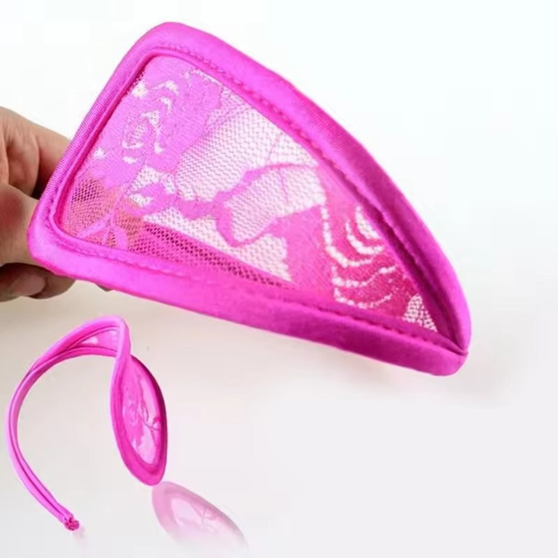 Women Sexy Invisible Underwear Lace C-String Thong Panties G-string Knickers