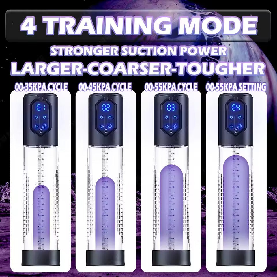 IPX7 Waterproof Penis Pleasure Masturbator || 4 Suction Levels || Intense Pleasure Orgasm for Men || Enhanced Suction Masturbator Toy
