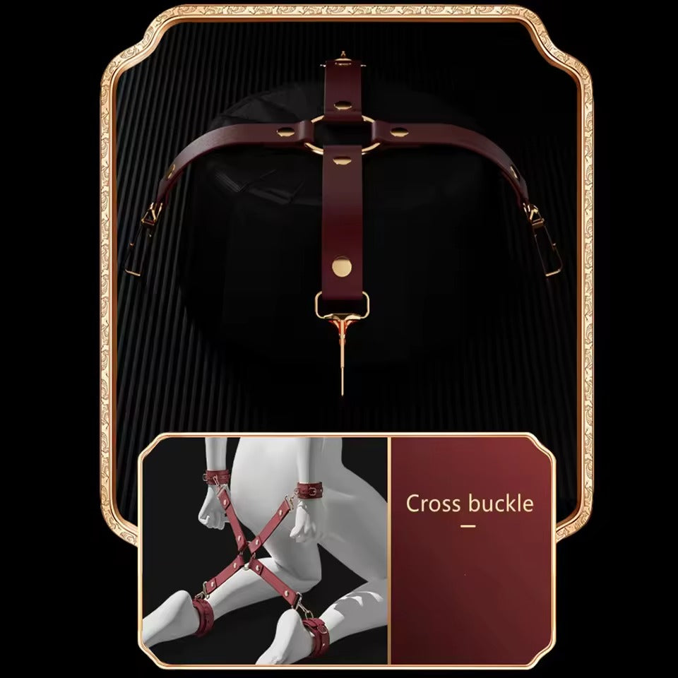 BDSM Restraints and Eye Mask Set - 14 Pieces