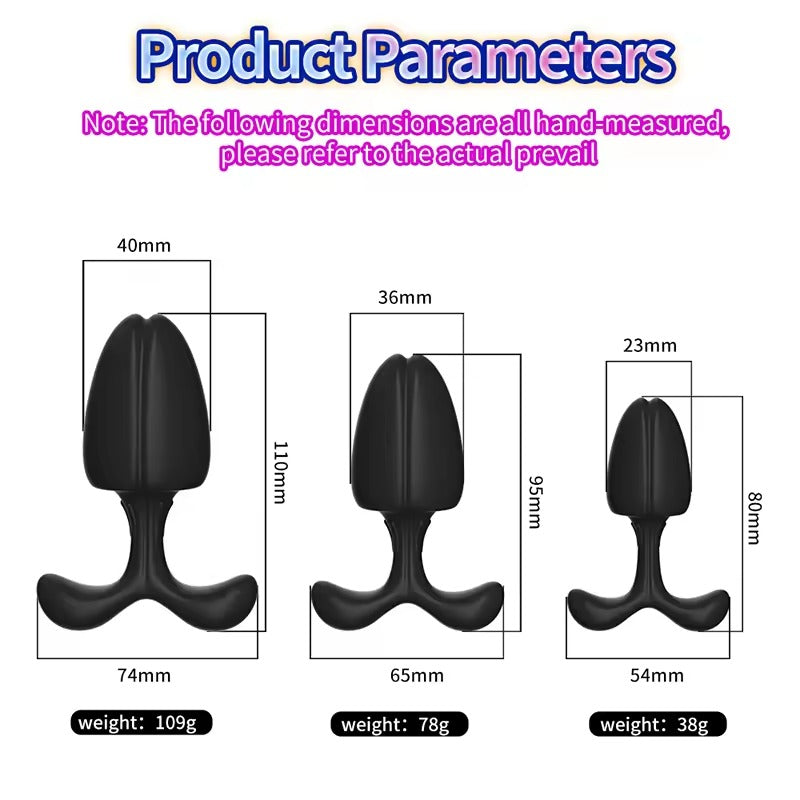 Sexy Toys Sizes S/M/L Anal Plug Without Vibrator Women/Men Soft Silicone Erotic Anal Plug For All Day Wear Adult Toy