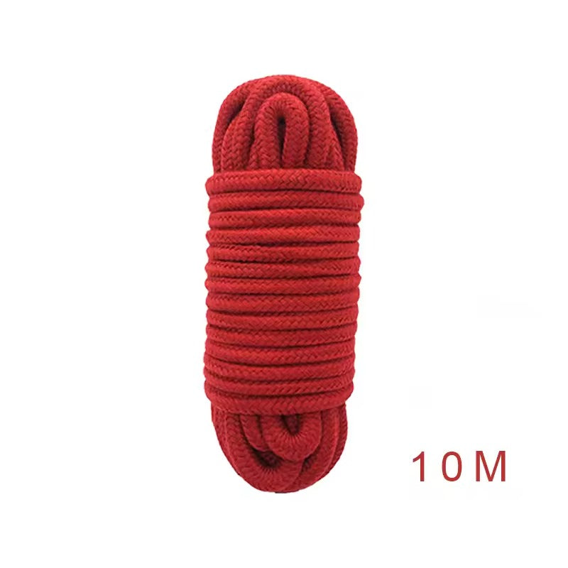 Silk Bound Cotton Rope Couple Sexy Play Castration Bondage Body Bound Role-Player Shibari Fetishism Flirting Pornographic Products