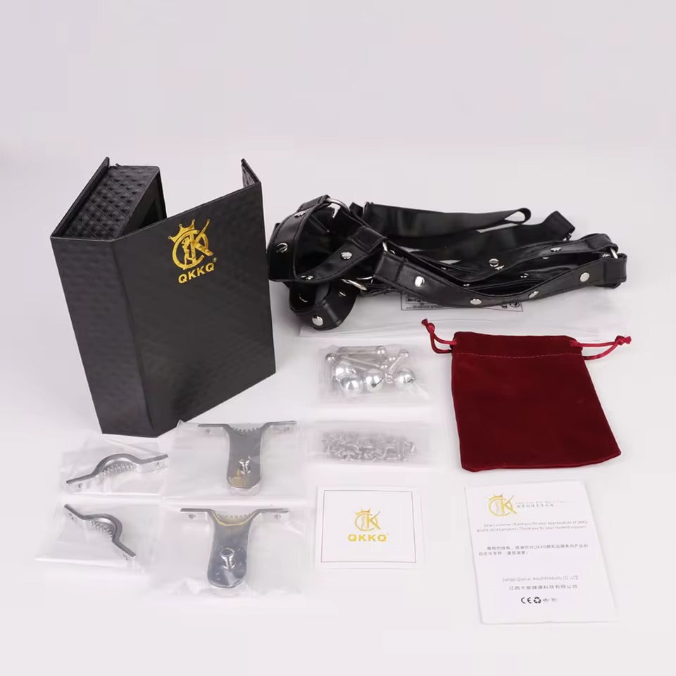 QKKQ Stainless Steel Teeth Nipple Clamps Breast Restraints Nipples Stimulation Female Masturbation Sex Toys BDSM Erotic Game 18+