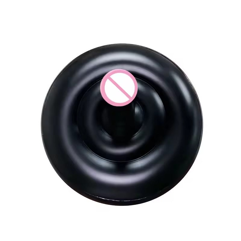 Vibrator Holder Sex Pillow Inflatable Round Cushion Sofa Base || Female Masturbator Stand || Versatile Sex Furniture for Couples || Bedroom