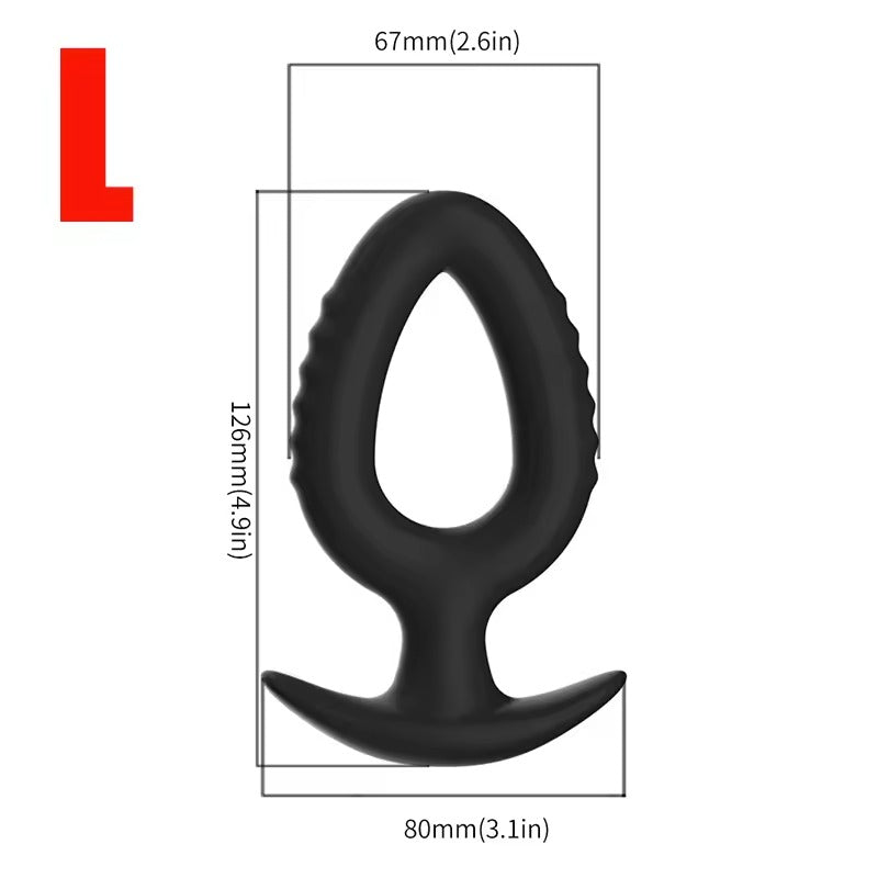 Sexy Toys Sizes S/M/L Anal Plug Without Vibrator Women/Men Soft Silicone Erotic Anal Plug For All Day Wear Adult Toy