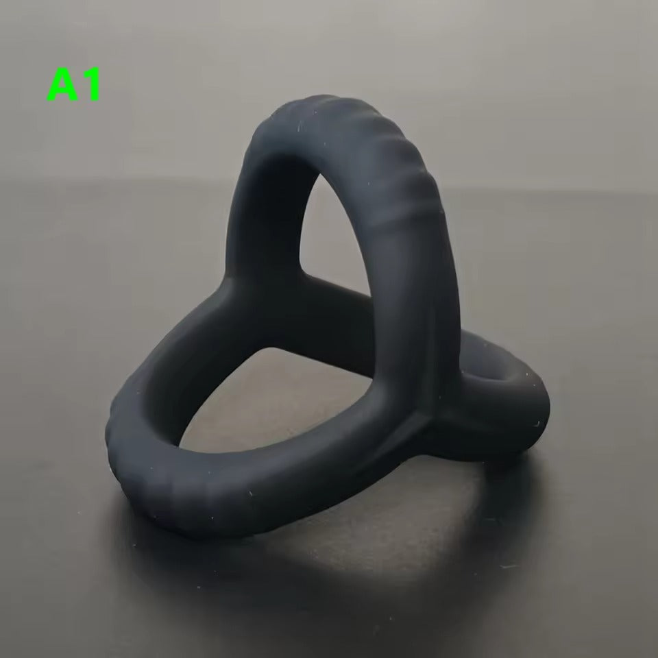 Silicone Penis Ring Set || Reusable Cock Rings for Men || Enhancer Rings - Prolonged Experience || Various Sizes, Bedroom Bed Restraints Gay