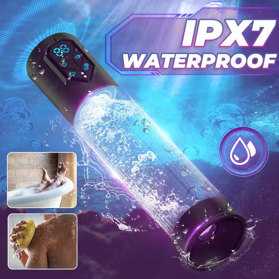 IPX7 Waterproof Penis Pleasure Masturbator || 4 Suction Levels || Intense Pleasure Orgasm for Men || Enhanced Suction Masturbator Toy