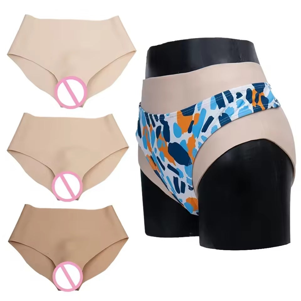 Silicone Vagina Underwear for Sissy, Kink & Plus Size Lingerie Play