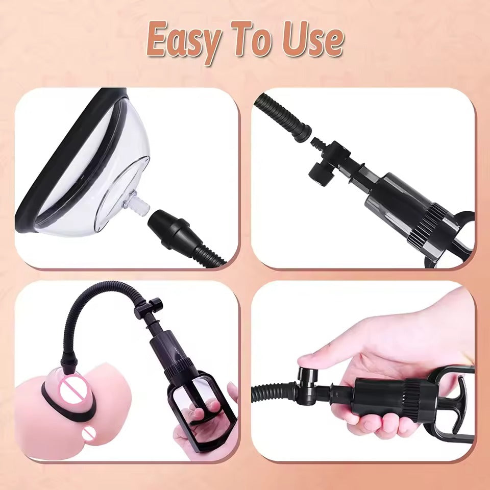 Vacuum Pussy Pump for BDSM, Sex Kink & Plus Size Lingerie Lovers