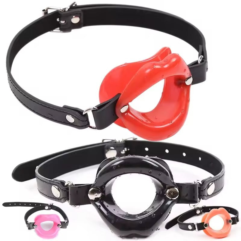 Adjustable Lips Gag for BDSM, Sex Kink & Plus Size Lingerie Fun Play