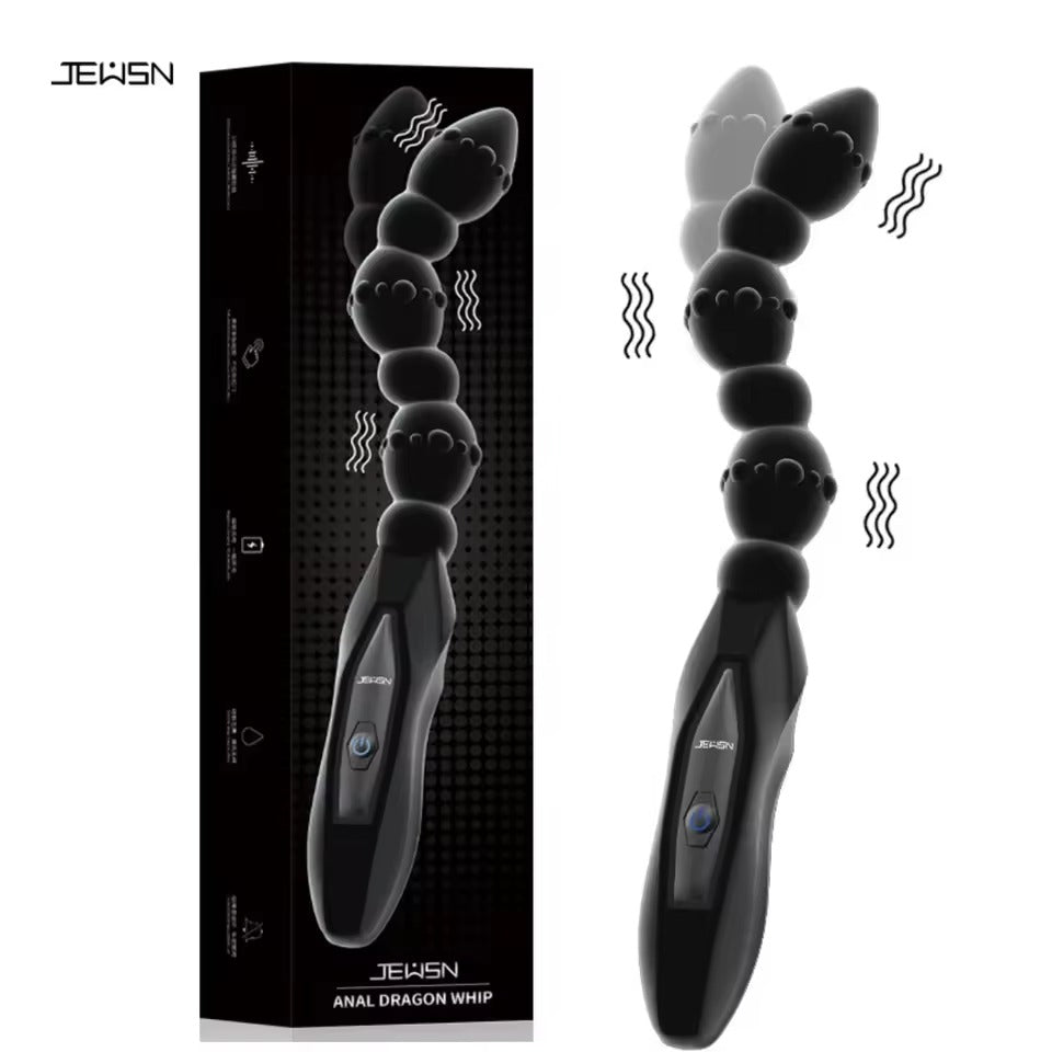 Anal Beads Vibrator for BDSM, Sex Kink & Plus Size Lingerie Lovers