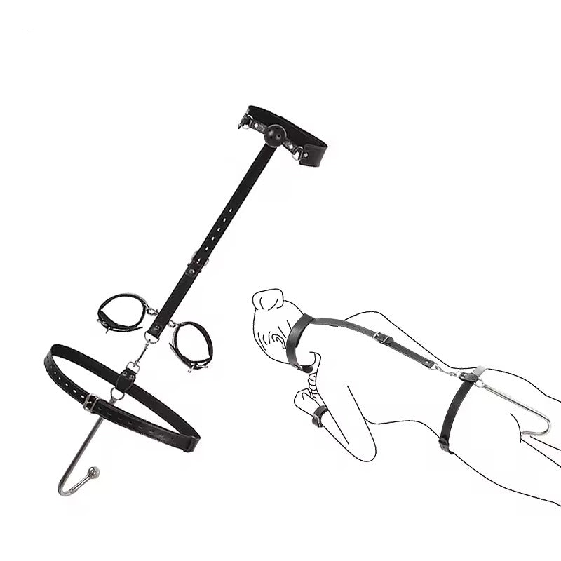 BDSM Bondage Set with Anal Hook