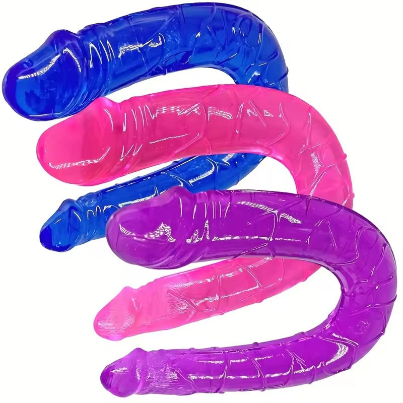 Double Dildo for BDSM, Lesbian Play & Plus Size Lingerie Lovers