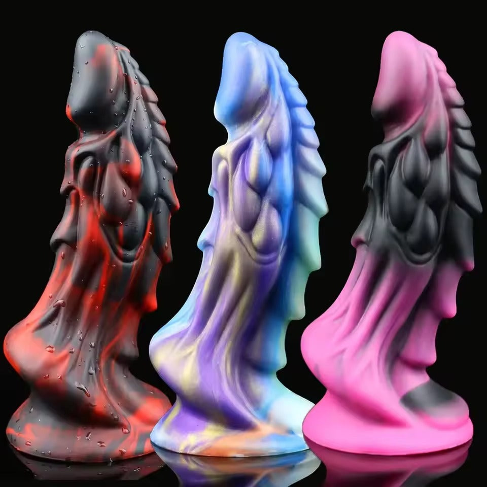 Fantasy Dragon Dildo for BDSM, Sex Kink & Plus Size Lingerie Lovers