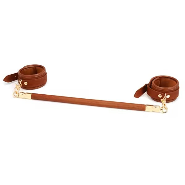 Handcrafted BDSM Bondage Set || Adjustable Neck Choker to Wrist Cuffs || Durable Bedroom Straps Restraint || Kinky Roleplay LGBT Sex Couples