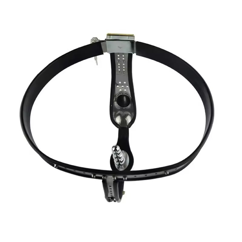 Stainless Steel Male Chastity Belt